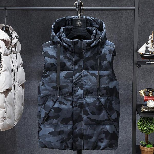 men's vests winter men plus size 7xl 8xl parka vest waistcoat jackets camouflage sleeveless warm jacket, Black;white
men's vests winter men plus size 7xl 8xl parka vest waistcoat jackets camouflage sleeveless warm jacket, Black;white