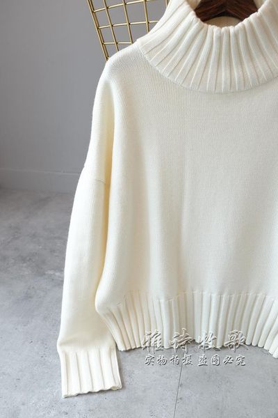 women's sweaters women goat cashmere sweater 2021 autumn winter turtleneck wool pullovers handmade weave 100%, White;black
women's sweaters women goat cashmere sweater 2021 autumn winter turtleneck wool pullovers handmade weave 100%, White;black