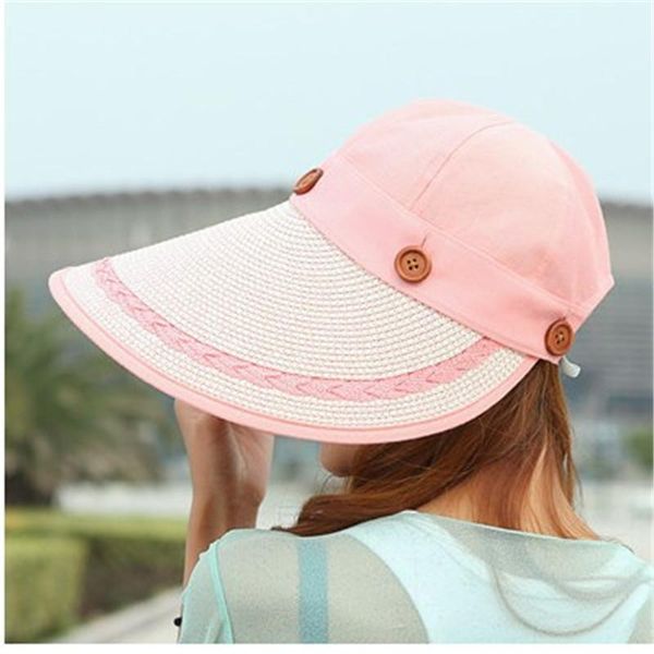 wide brim hats sun hat ladies straw women large floppy summer beach a button cap for, Blue;gray
wide brim hats sun hat ladies straw women large floppy summer beach a button cap for, Blue;gray