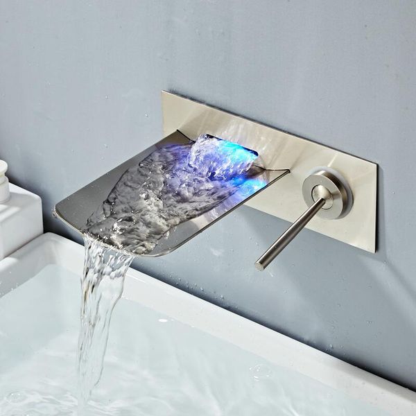bathroom sink faucets faucet wall mounted nickel led waterfall mixer bath tap temperature control chrome black finished
bathroom sink faucets faucet wall mounted nickel led waterfall mixer bath tap temperature control chrome black finished