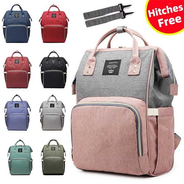 lequeen maternity diaper bag waterproof large capacity mommy baby stroller nappy backpack for mom travel 211025
lequeen maternity diaper bag waterproof large capacity mommy baby stroller nappy backpack for mom travel 211025