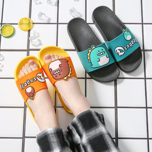 slippers cool indoor female summer couples with thick soles that occupy the home bathroom anti-skid bathing a cute foreign me, Black 
slippers cool indoor female summer couples with thick soles that occupy the home bathroom anti-skid bathing a cute foreign me, Black
