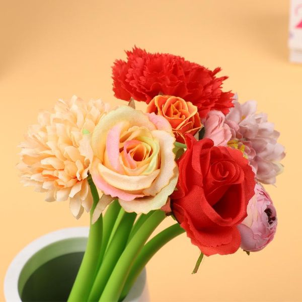 gel pens rose flower silicone pen simulation valentine's day gift 0.5mm black ink neutral school writing tools home decor
gel pens rose flower silicone pen simulation valentine's day gift 0.5mm black ink neutral school writing tools home decor