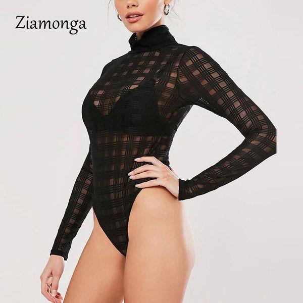 ziamonga mesh bodysuit women 2021 transparent slim party jumpsuit short see through long sleeve turtleneck lace bodysuits women's jumps, Black;white
ziamonga mesh bodysuit women 2021 transparent slim party jumpsuit short see through long sleeve turtleneck lace bodysuits women's jumps, Black;white