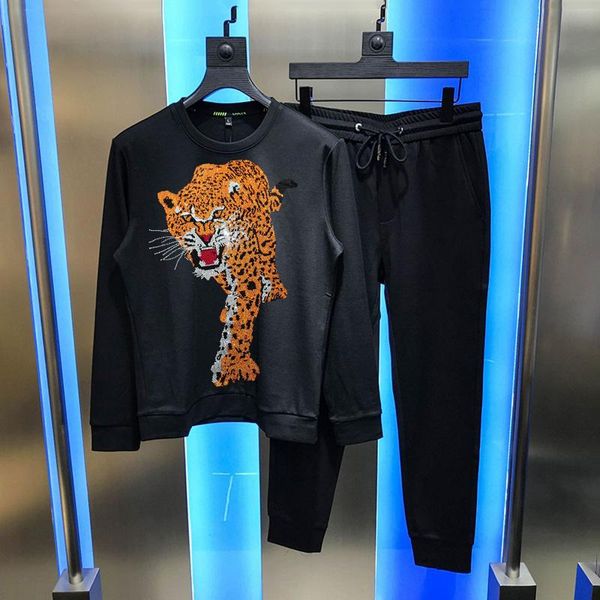men's tracksuits + pants sets men casual pullover super big tiger brand diamond pattern winter tracksuit, Gray
men's tracksuits + pants sets men casual pullover super big tiger brand diamond pattern winter tracksuit, Gray