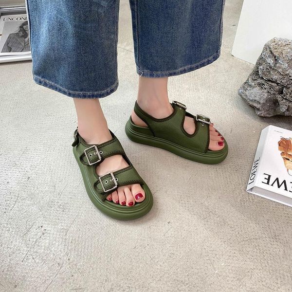 sandals sponge thick bottom female 2021 summer roman shoes antiskid beach, Black
sandals sponge thick bottom female 2021 summer roman shoes antiskid beach, Black