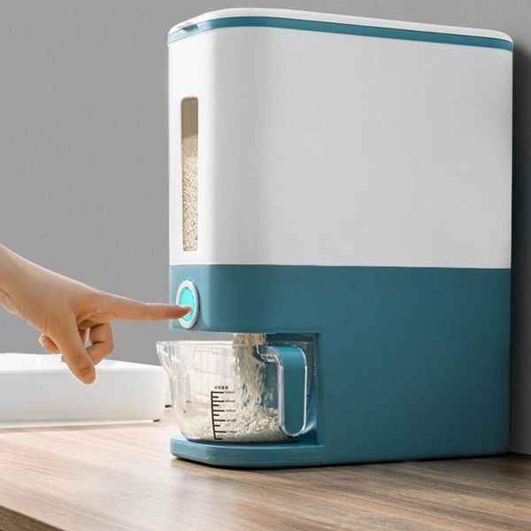 storage bottles & jars kitchen rice box automatic cereal dispenser boxs moisture-proof sealed grain bin container
storage bottles & jars kitchen rice box automatic cereal dispenser boxs moisture-proof sealed grain bin container