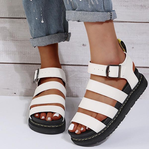 sandals women 2021 summer platform woman thick bottom flats ladies buckle strap footwear female casual beach shoes plus size, Black
sandals women 2021 summer platform woman thick bottom flats ladies buckle strap footwear female casual beach shoes plus size, Black
