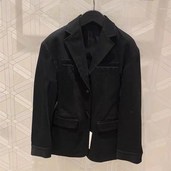 simple casual women black blazer single breasted slim office lady suit coat 2021 fashion women's suits & blazers, White;black
simple casual women black blazer single breasted slim office lady suit coat 2021 fashion women's suits & blazers, White;black
