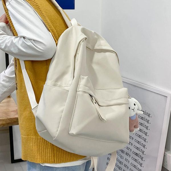 backpack solid color women rucksack fashion durable nylon bagpack school bags for teenage girls boys mochilas travel backpacks
backpack solid color women rucksack fashion durable nylon bagpack school bags for teenage girls boys mochilas travel backpacks