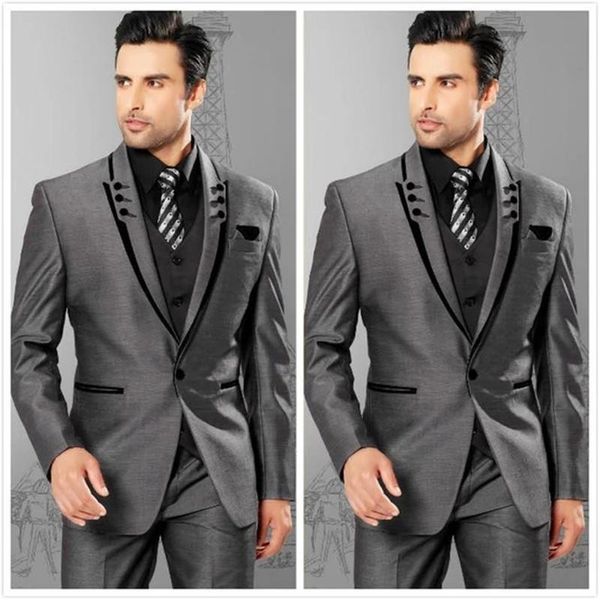 men's suits & blazers men slim fit peaked lapel grey groom tuxedos mens wedding 2021 groomsmen one button (jacket+pants+vest), White;black
men's suits & blazers men slim fit peaked lapel grey groom tuxedos mens wedding 2021 groomsmen one button (jacket+pants+vest), White;black