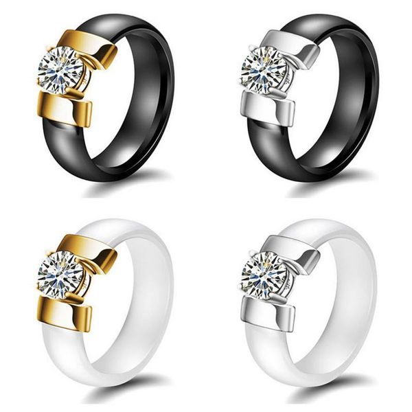 wedding rings romantic for lover black white color stainless steel couple engagement party jewelry bands, Slivery;golden
wedding rings romantic for lover black white color stainless steel couple engagement party jewelry bands, Slivery;golden