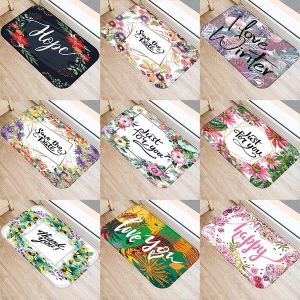 colorful flower pattern kitchen 40*60cm entrance door mat coral velvet carpet rubber indoor floor mats non-anti-slip rug 48009 carpets
colorful flower pattern kitchen 40*60cm entrance door mat coral velvet carpet rubber indoor floor mats non-anti-slip rug 48009 carpets