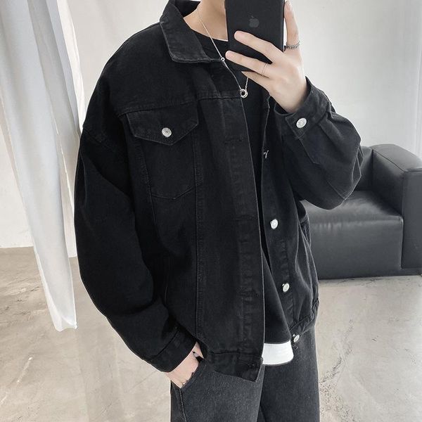 men's jackets 2021 men jeans jacket coats casual windbreaker pockets overalls bomber hip hop streetwear man clothing outwear, Black;brown
men's jackets 2021 men jeans jacket coats casual windbreaker pockets overalls bomber hip hop streetwear man clothing outwear, Black;brown