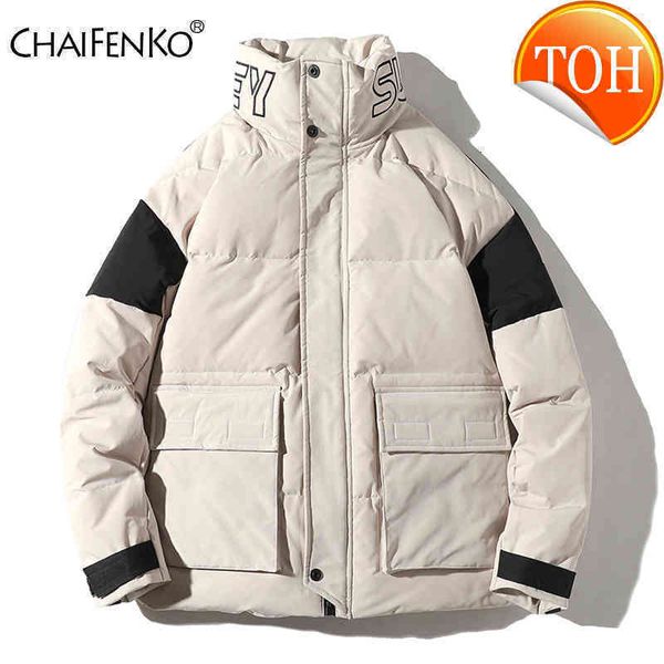 jacket chaifenko down brand winter men windproof thick warm stand parkas autumn fashion streetwear casual coat, Black
jacket chaifenko down brand winter men windproof thick warm stand parkas autumn fashion streetwear casual coat, Black