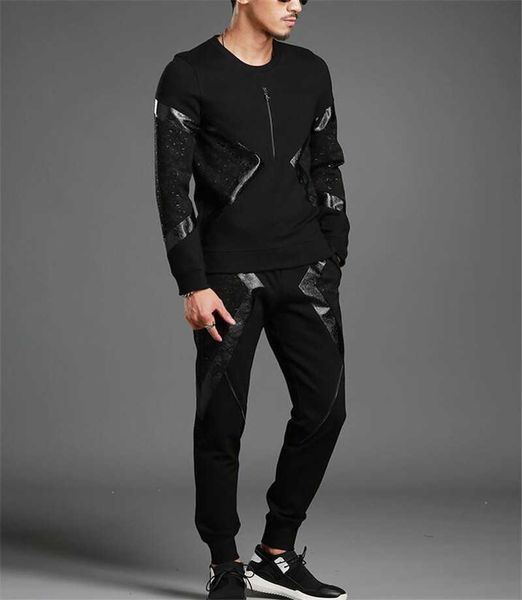 men's tracksuits hoodies casual set men's training sets of two cotton parts bhyk, Gray
men's tracksuits hoodies casual set men's training sets of two cotton parts bhyk, Gray