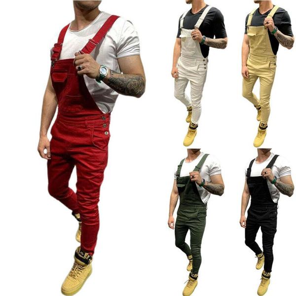 men's jeans men denim pencil pants pockets solid color fashion 2021 summer distressed suspender long jumpsuit trousers jean overalls cl, Blue
men's jeans men denim pencil pants pockets solid color fashion 2021 summer distressed suspender long jumpsuit trousers jean overalls cl, Blue