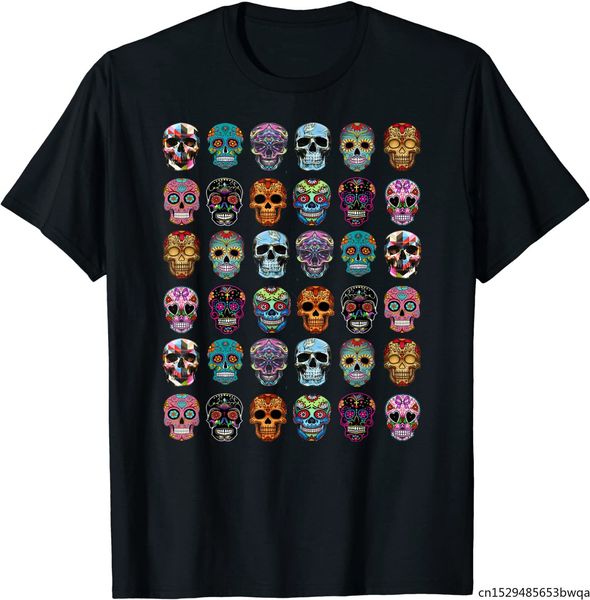 2021 day of the dead sugar skull halloween t-shirt cool short sleeve tee plus size, White;black
2021 day of the dead sugar skull halloween t-shirt cool short sleeve tee plus size, White;black