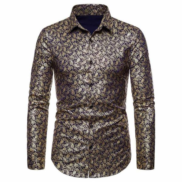 men's casual shirts baroque floral print men shirt 2021 brand fashion mens slim fit long sleeve business chemise homme -2xl, White;black
men's casual shirts baroque floral print men shirt 2021 brand fashion mens slim fit long sleeve business chemise homme -2xl, White;black
