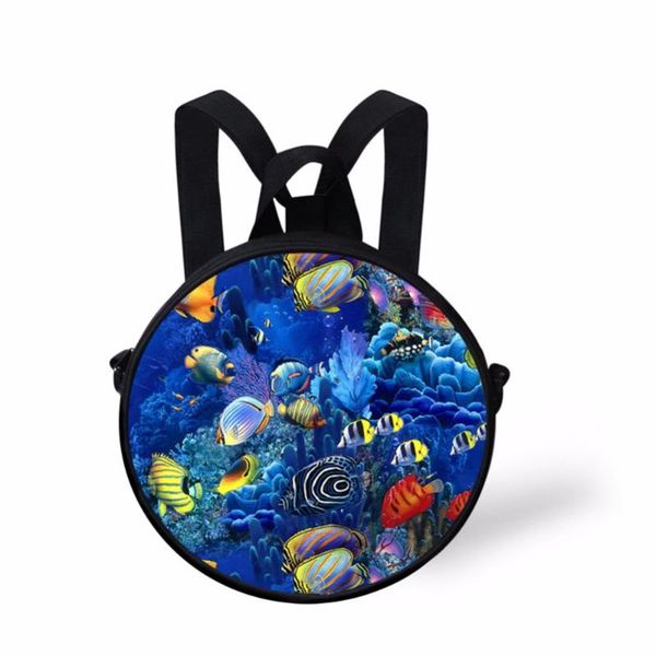 noisy designs 3d underwater world printed round bag kindergarten children school bags cute mochila infantil
noisy designs 3d underwater world printed round bag kindergarten children school bags cute mochila infantil
