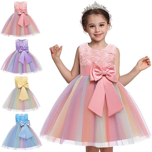 girl's dresses fashion flower girls dress cute big bow colorful mesh birthday party princess children christmas costume 2-9y kids cloth, Red;yellow
girl's dresses fashion flower girls dress cute big bow colorful mesh birthday party princess children christmas costume 2-9y kids cloth, Red;yellow