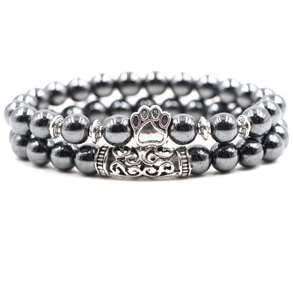 energy hematite cylinder owl lion's head buddha head dog paw charm beads bracelets for women yoga strand jewelry, Black
energy hematite cylinder owl lion's head buddha head dog paw charm beads bracelets for women yoga strand jewelry, Black