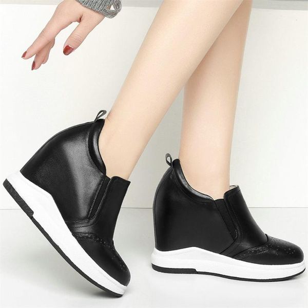 boots slip on fashion sneakers women genuine leather wedges high heel ankle female round toe platform pumps shoes casual, Black
boots slip on fashion sneakers women genuine leather wedges high heel ankle female round toe platform pumps shoes casual, Black