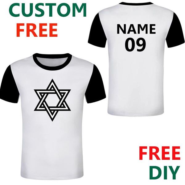 men's t-shirts israel tshirt custom men sport white arabic hebrew flag youth blue tee shirts customize il country name number logo, White;black
men's t-shirts israel tshirt custom men sport white arabic hebrew flag youth blue tee shirts customize il country name number logo, White;black