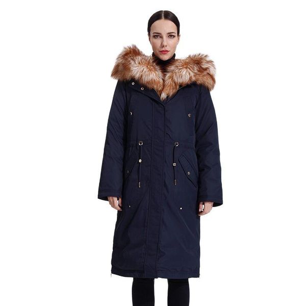 women down jacket real fur female cotton plus coat outwear windproof quilted quality warm hood ladies clothes 19-097 women's & parkas, Black
women down jacket real fur female cotton plus coat outwear windproof quilted quality warm hood ladies clothes 19-097 women's & parkas, Black