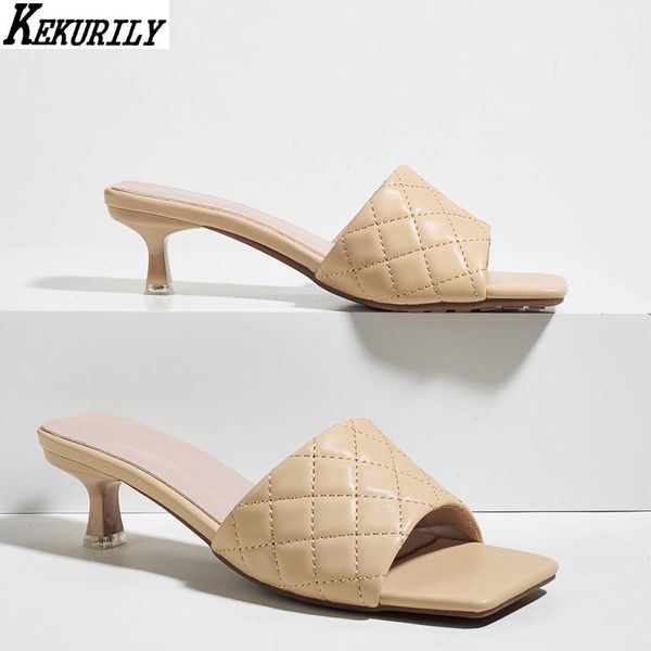 summer heel slipper women fashion sewing plaid sandals high heels shoes shallow slip on slides big size 35-41 zapatos de mujer slippers, Black
summer heel slipper women fashion sewing plaid sandals high heels shoes shallow slip on slides big size 35-41 zapatos de mujer slippers, Black