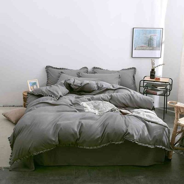 exquisite ruffled duvet cover bed sheet micorfiber lightweight soft solid color 3/4pcs twin king size bedding set
exquisite ruffled duvet cover bed sheet micorfiber lightweight soft solid color 3/4pcs twin king size bedding set