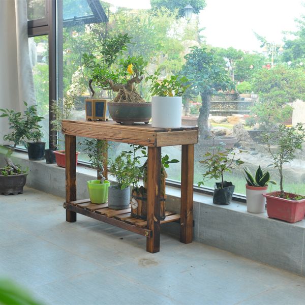 garden decorations antiseptic solid wood plant balcony flower rack floor stands double layer
garden decorations antiseptic solid wood plant balcony flower rack floor stands double layer