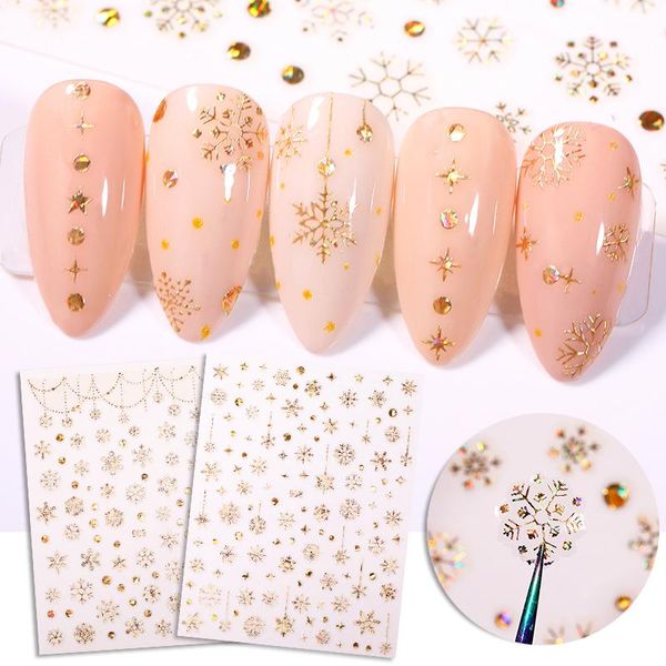stickers & decals laser silver snowflakes 3d nail white gold transfer for nails holographics slider paper wrap decoration, Black
stickers & decals laser silver snowflakes 3d nail white gold transfer for nails holographics slider paper wrap decoration, Black