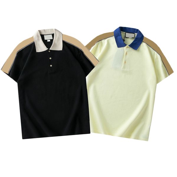 men's polos summer tee t-shirt mens trendy polo shirts letters print clothing men classic shirt fashion casual formal wear tees, White;black
men's polos summer tee t-shirt mens trendy polo shirts letters print clothing men classic shirt fashion casual formal wear tees, White;black