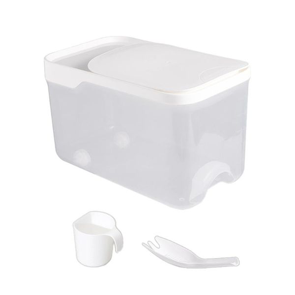storage bottles & jars 10kg miscellaneous grain bucket restaurant cover moisture proof pp household sealed rice bin with measuring cup tank
storage bottles & jars 10kg miscellaneous grain bucket restaurant cover moisture proof pp household sealed rice bin with measuring cup tank