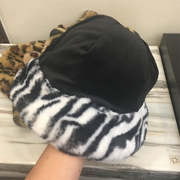 wide brim hats fluffy winter warm for women zebra striped rainbow print faux fur fisherman hat soft velvet dome cap, Blue;gray
wide brim hats fluffy winter warm for women zebra striped rainbow print faux fur fisherman hat soft velvet dome cap, Blue;gray