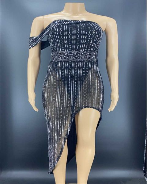 casual dresses shinning diamonds fashion black dress bar singer dancer stage wear performance costume club evening party, Black;gray
casual dresses shinning diamonds fashion black dress bar singer dancer stage wear performance costume club evening party, Black;gray