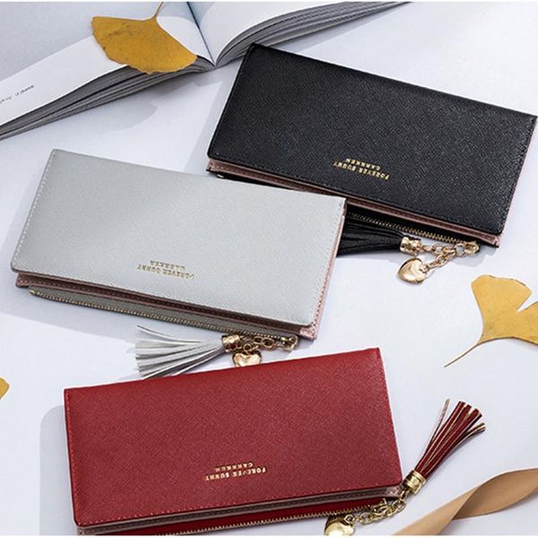 wallets pu leather women long purse female multifunction purses ladies wallet coin card holders portable clutch money bag, Red;black
wallets pu leather women long purse female multifunction purses ladies wallet coin card holders portable clutch money bag, Red;black