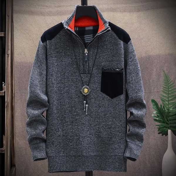 men sweaters 2021 autumn winter men's knitted mens casual pullovers fashion patchwork warm knitting jumper male clothes, White;black
men sweaters 2021 autumn winter men's knitted mens casual pullovers fashion patchwork warm knitting jumper male clothes, White;black