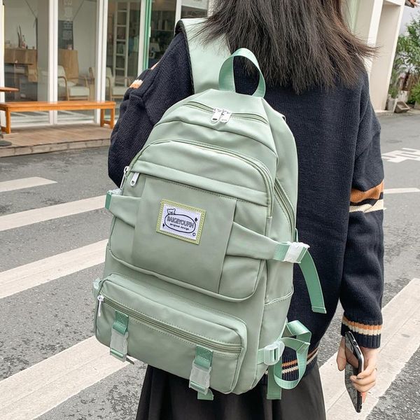backpack large capacity women travel nylon schoolbag for teenage girl college lady lapfashion student book rucksack
backpack large capacity women travel nylon schoolbag for teenage girl college lady lapfashion student book rucksack