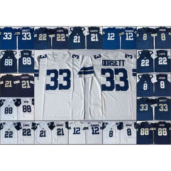 goodncaa vintage football wear stitched mens jerseys 22 emmitt smith 33 tony dorsett 54 randy white 88 michael irvin 8 troy aikman 12 roger, Black
goodncaa vintage football wear stitched mens jerseys 22 emmitt smith 33 tony dorsett 54 randy white 88 michael irvin 8 troy aikman 12 roger, Black