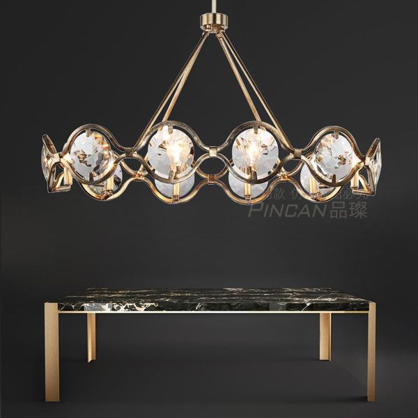 crystal living room chandelier post-modern luxury dining hall lamp light in the bedroom model decorative lamps pendant
crystal living room chandelier post-modern luxury dining hall lamp light in the bedroom model decorative lamps pendant