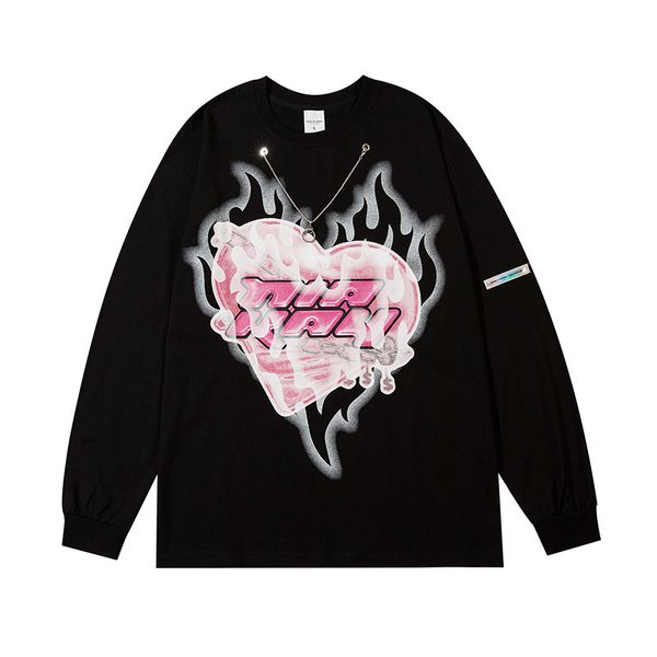 gaojiechao brand love printing necklace long sleeve pullover men's and women's large size sweater youth casual top, Black
gaojiechao brand love printing necklace long sleeve pullover men's and women's large size sweater youth casual top, Black