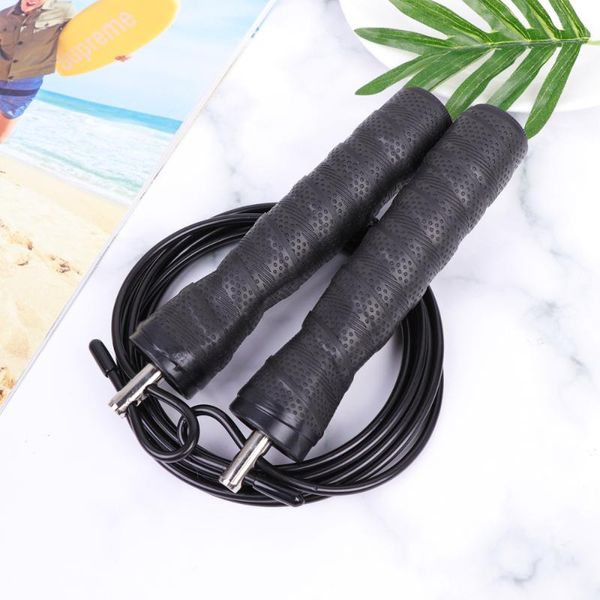 fitness jump rope sweat-absorbent bearing comfortable handle skipping with steel wire for exercise (black ropes
fitness jump rope sweat-absorbent bearing comfortable handle skipping with steel wire for exercise (black ropes