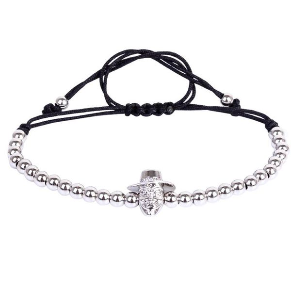 charm bracelets kejialai punk style men jewelry skull movie v for vendetta anonymous guy pave clear zircon macrame bracelet wx23, Golden;silver
charm bracelets kejialai punk style men jewelry skull movie v for vendetta anonymous guy pave clear zircon macrame bracelet wx23, Golden;silver