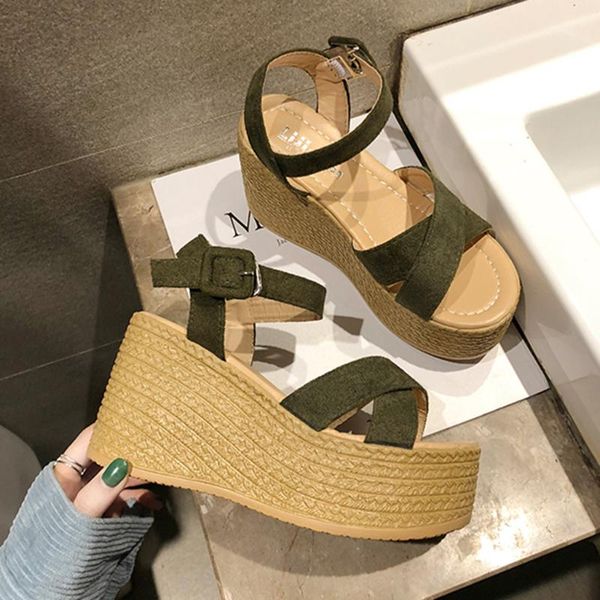 walking beach sandals non-slip women's fashion casual wedge open toe platforms peep high heel shoes heels#35, Black
walking beach sandals non-slip women's fashion casual wedge open toe platforms peep high heel shoes heels#35, Black