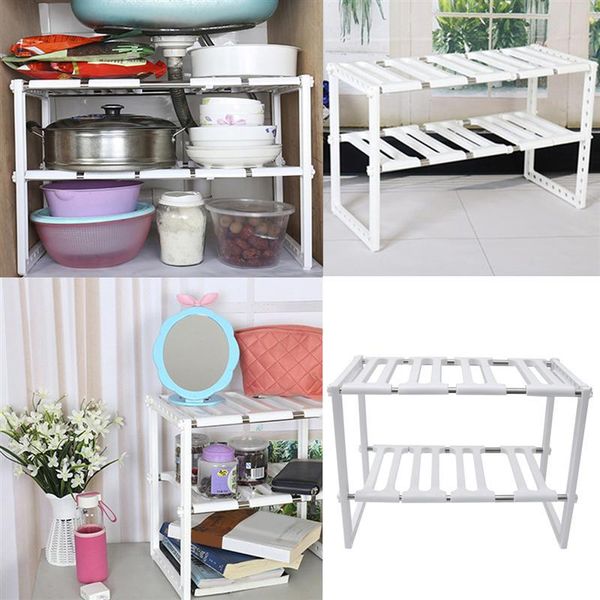 kitchen storage & organization two layers rack stainless steel retractable under sink holder multi-function pot shelf
kitchen storage & organization two layers rack stainless steel retractable under sink holder multi-function pot shelf