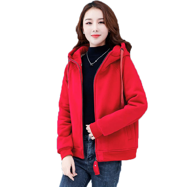 women's hoodies & sweatshirts short plus velvet women hoodie autumn winter zipper warm hooded coat long sleeve tracksuit fashionable f, Black
women's hoodies & sweatshirts short plus velvet women hoodie autumn winter zipper warm hooded coat long sleeve tracksuit fashionable f, Black