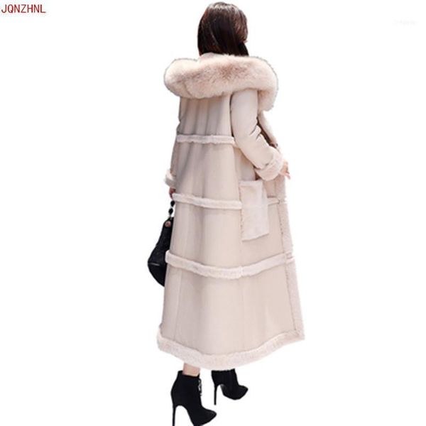 leather jacket women jackets winter fashion hooded thick long coat plus velvet cotton loose thin padded as11221, Black
leather jacket women jackets winter fashion hooded thick long coat plus velvet cotton loose thin padded as11221, Black