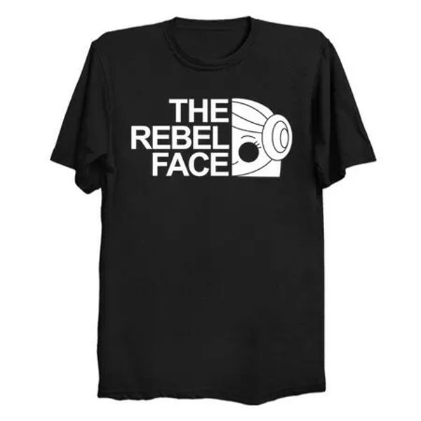 the rebel face space war movie planet outta space movie mashup black tshirt, White;black
the rebel face space war movie planet outta space movie mashup black tshirt, White;black